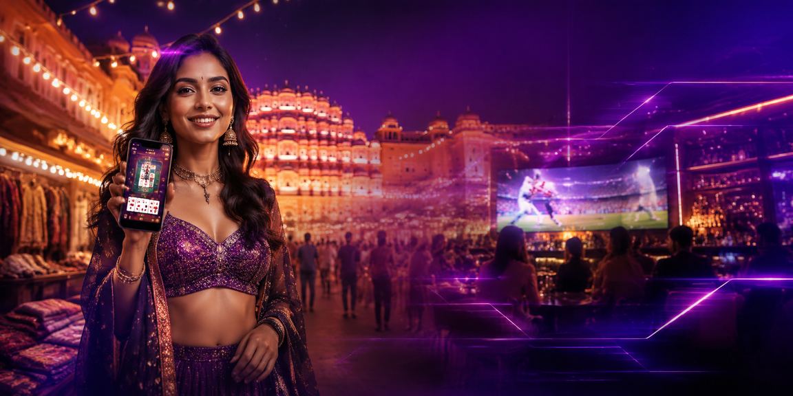 Evening scene of Jaipur cricket betting and gaming market